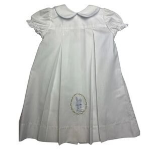 NWT Bailey Boys Shadow Embroidery Bunny Day Gown One Size